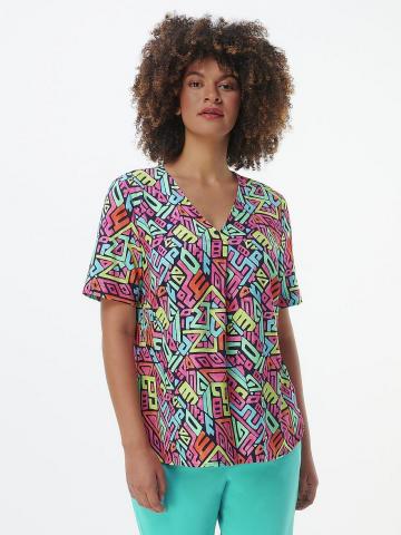 Кофта с вырезом V