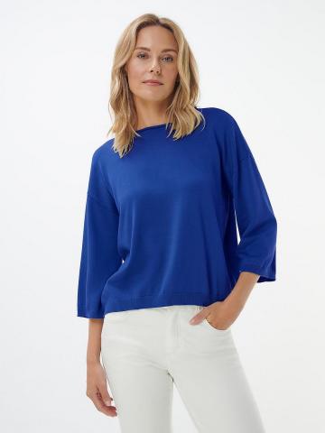 Пуловер с круглым вырезом