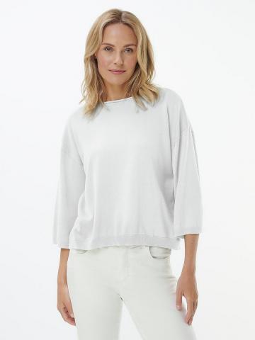 Пуловер с круглым вырезом