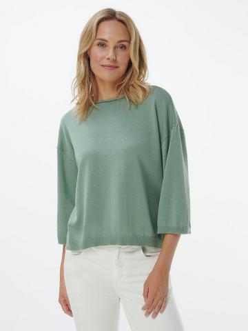 Пуловер с круглым вырезом