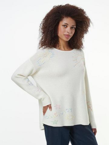 Пуловер с круглым вырезом