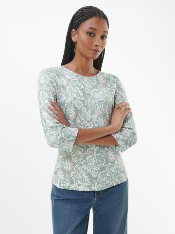 Кофта с круглым вырезом