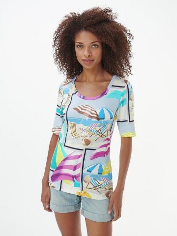 Кофта с круглым вырезом