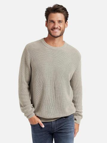 Пуловер с круглым вырезом