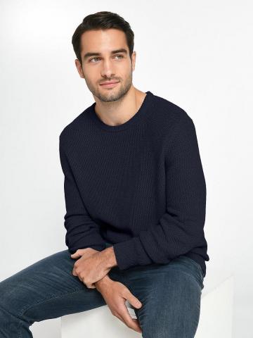 Пуловер с круглым вырезом