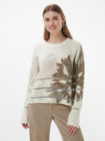 Пуловер с круглым вырезом