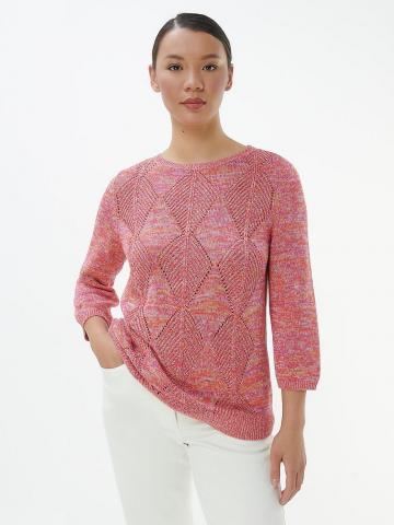 Пуловер с круглым вырезом