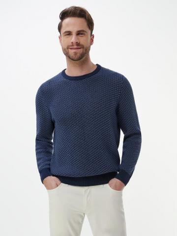 Пуловер с круглым вырезом