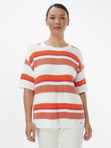 Пуловер с круглым вырезом