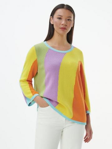 Пуловер с круглым вырезом