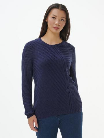 Пуловер с круглым вырезом