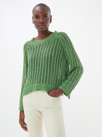 Пуловер с круглым вырезом