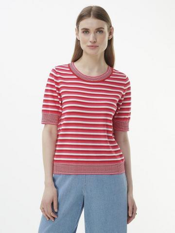 Пуловер с круглым вырезом