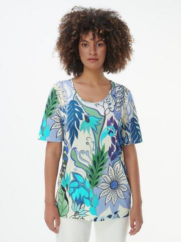 Кофта с круглым вырезом