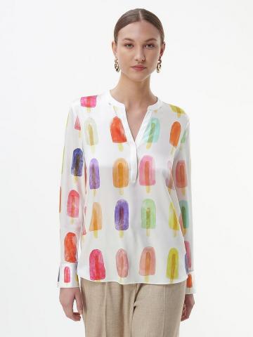 Длинная блузка