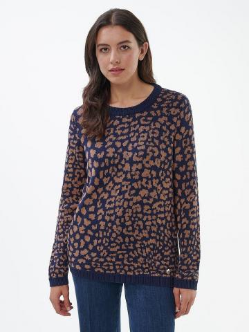 Пуловер с круглым вырезом