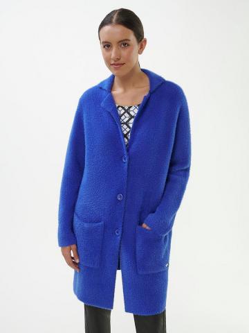 Длинный вязаный кардиган