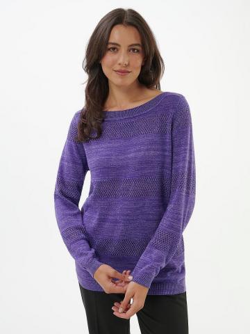 Пуловер с круглым вырезом