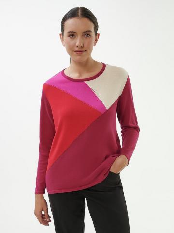 Пуловер с круглым вырезом