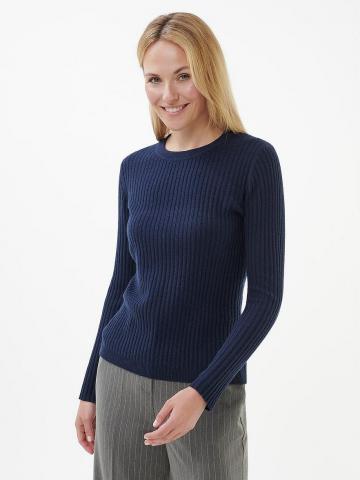 Пуловер с круглым вырезом