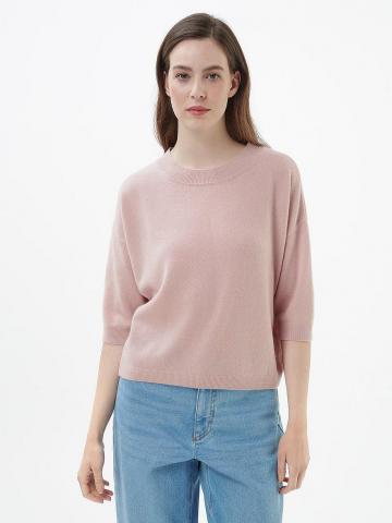 Пуловер с круглым вырезом