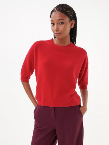 Пуловер с круглым вырезом