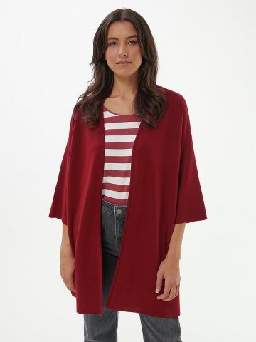 Длинная вязаная кофта