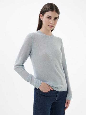 Пуловер с круглым вырезом