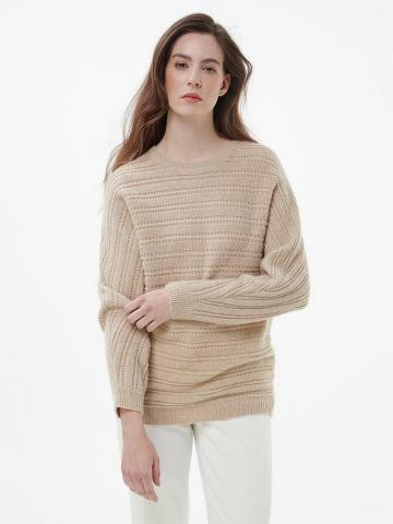 Пуловер с круглым вырезом