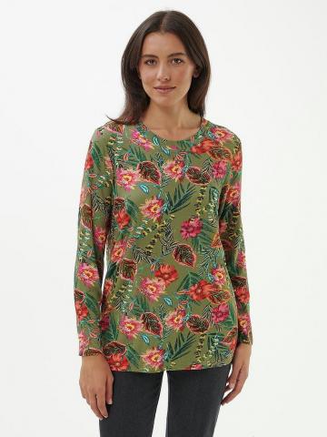 Кофта с круглым вырезом