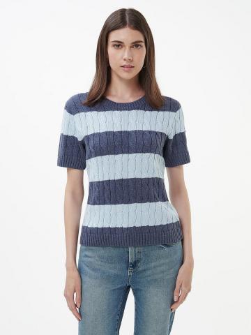 Пуловер с круглым вырезом