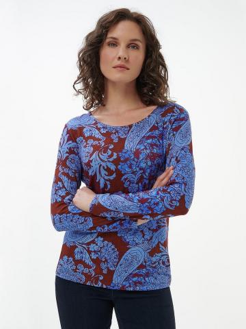 Кофта с круглым вырезом