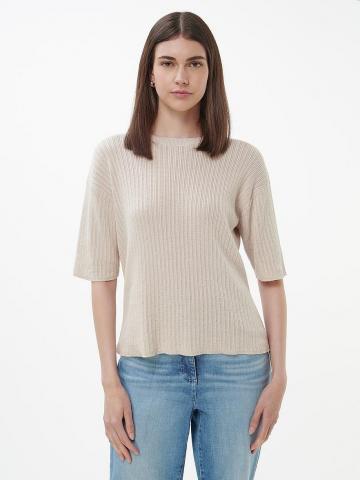 Пуловер с круглым вырезом