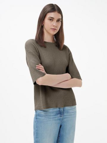 Пуловер с круглым вырезом