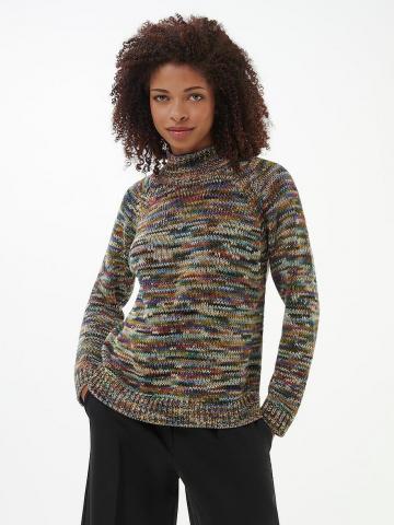 Пуловер с круглым вырезом