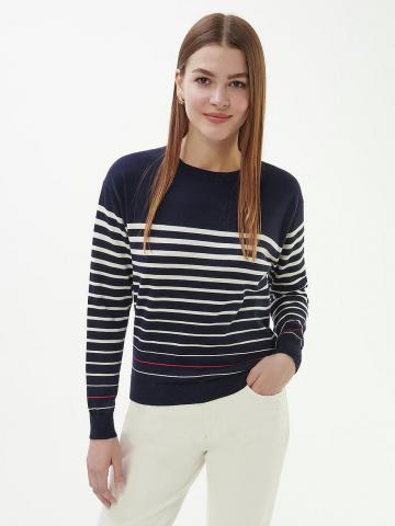 Пуловер с круглым вырезом