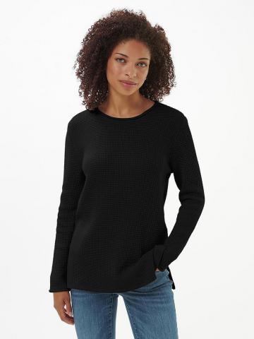 Пуловер с круглым вырезом