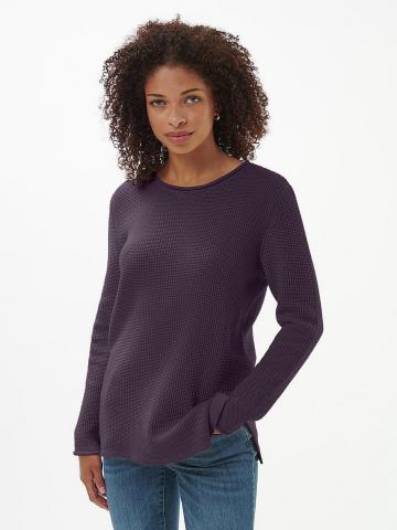 Пуловер с круглым вырезом