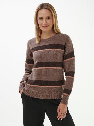 Пуловер с круглым вырезом