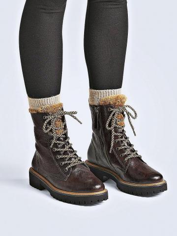 Полусапожки на шнурках