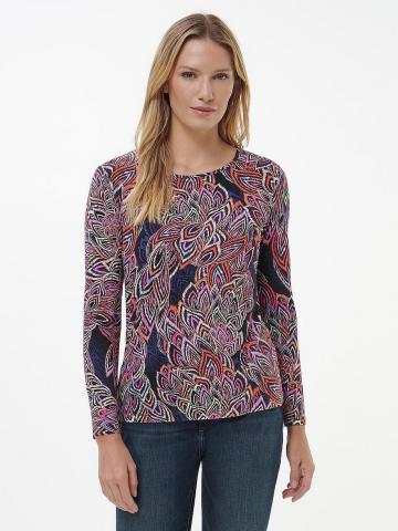 Кофта с круглым вырезом