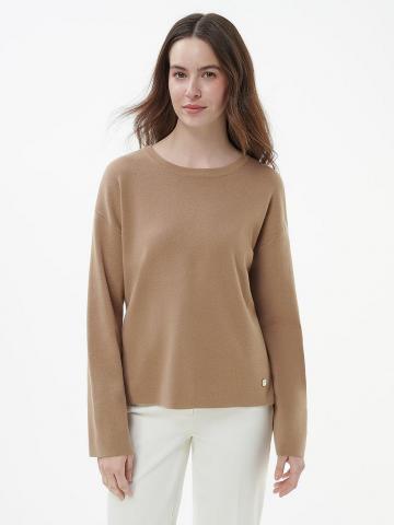 Пуловер с круглым вырезом