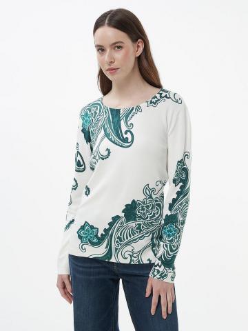 Пуловер с круглым вырезом