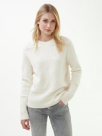 Пуловер с круглым вырезом