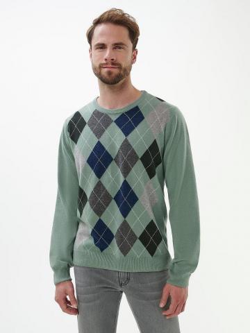 Пуловер с круглым вырезом