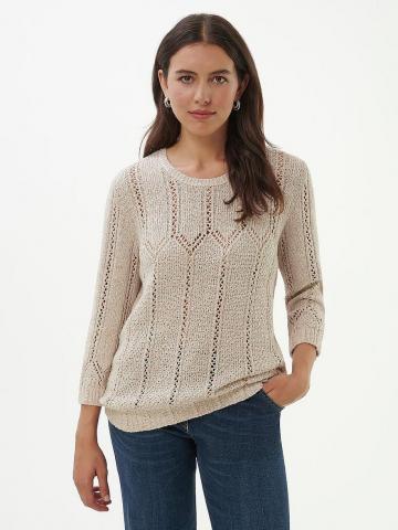 Пуловер с круглым вырезом