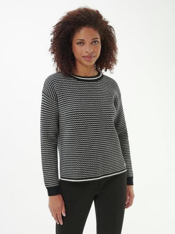 Пуловер с круглым вырезом