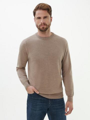 Пуловер с круглым вырезом