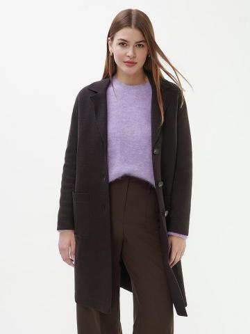 Длинный вязаный кардиган