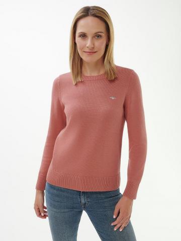 Пуловер с круглым вырезом